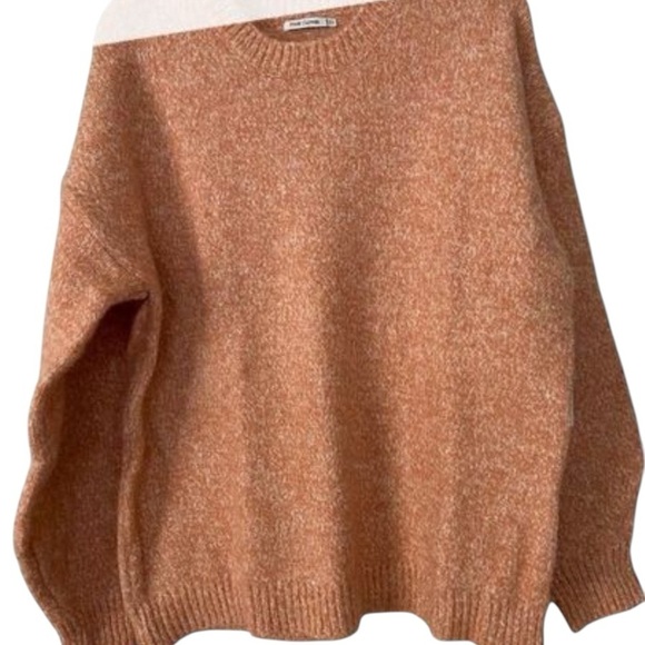 Pink Clover Chic Light Orange Sweater Pink Clover XXL NEW - Picture 3 of 4